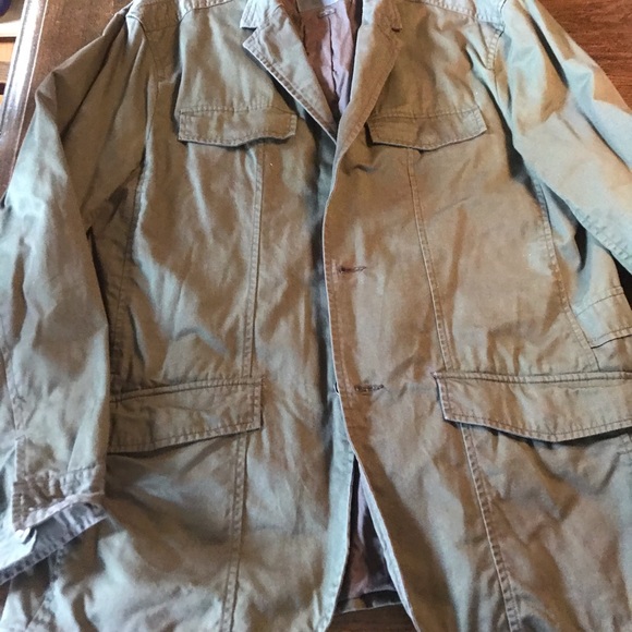 Armani exchange khaki military field jacket. XL. - Picture 1 of 14